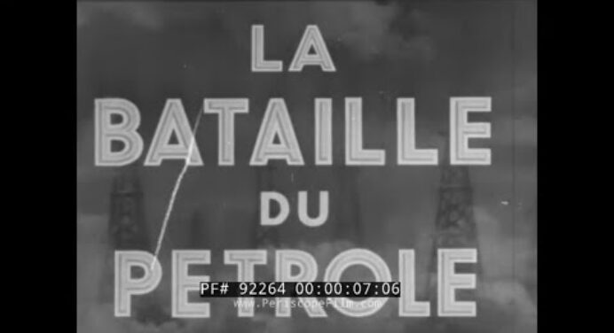 " THE BATTLE FOR OIL " WWII CANADIAN OIL PRODUCTION & SUPPLY FILM GAS RATIONING 92264