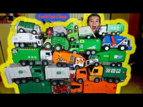 Huge Garbage Truck Toy Collection – Toy Trucks for Children