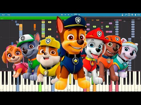 IMPOSSIBLE REMIX – Paw Patrol Theme Song – Piano Cover