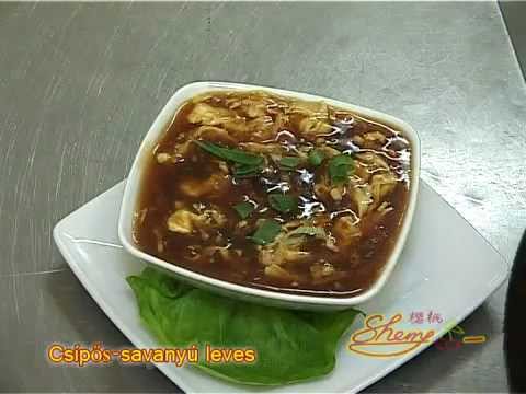 Kínai csípős savanyú leves recept