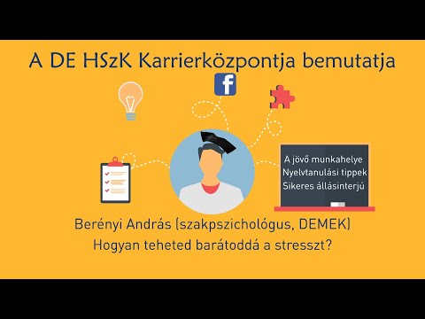 Karrieriskola sorozat – Berényi András (DEMEK): Hogyan teheted barátoddá a stresszt?