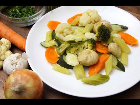 Párolt zöldségköret recept