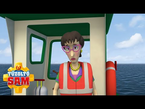 Tűzoltó Sam | Megakadt a tengeren! | összeállítás | Rajzfilmek gyerekeknek