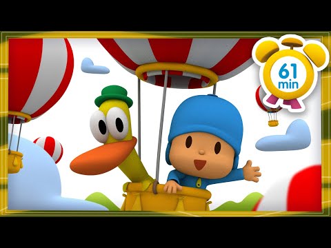 🎬 Pocoyo összeállítás – 🌤️ HŐLÉGBALLON 😜 | 61 perc Teljes Epizódok