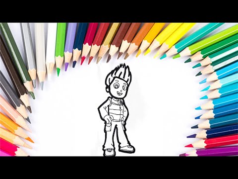 #pawpatrol Mancs Őrjárat színező | Ryder drawing and coloring | Ryder rajzolása és színezése