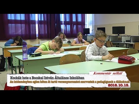 Hajdúnánási Televízió: Kockák hete a Bocskai István Általános Iskolában 2018.10.15.