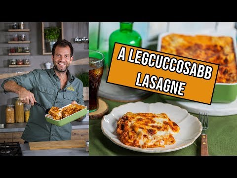 Itt a legcuccosabb lasagne a világon!