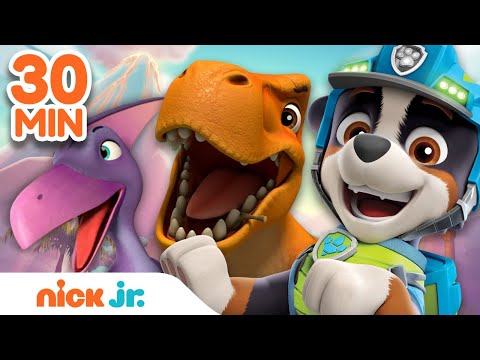 PAW Patrol Dino Rescue 30 MINUTE MARATHON! | Nick Jr.