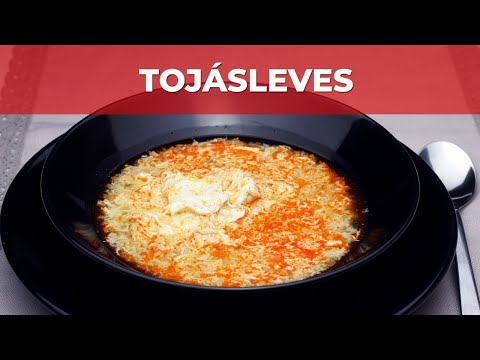 Tojásleves videó recept