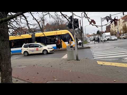 Sárga villamos – Debrecen látnivaló – Füredi út – Bem tér – Simonyi Kapu kereszteződés