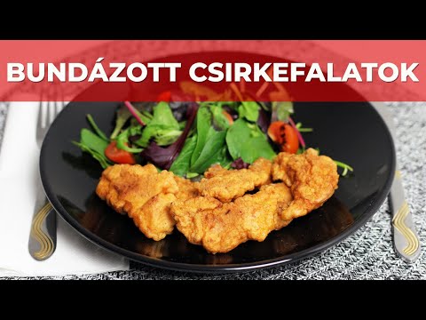 Bundázott csirkefalatok recept videó