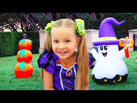 Diana and Roma Funny Halloween stories for kids