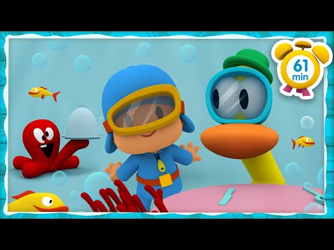 🐚🌊 POCOYO MAGYARUL | 🌍 FÖLD ÓRÁJA 🌎 – A TENGER MÉLYÉN 🦑 | [61 perc] Teljes Epizódok