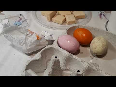 Húsvéti tojás festés házilag – kézzel készült Húsvéti tojás gyerekekkel – itt a Húsvét!