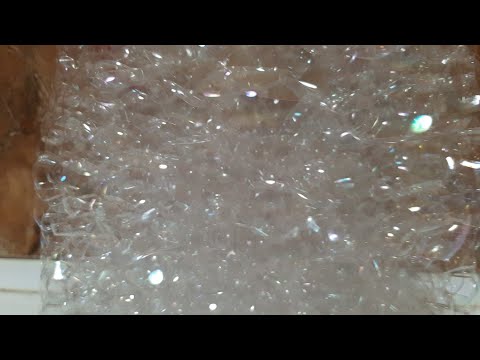 Giant bubble bath experiment 2021