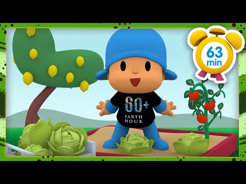 🍅🥦 POCOYO MAGYARUL 🌍 FÖLD ÓRÁJA 🌎 – KONYHAKERT 🌽🌶️ [63 perc] Teljes Epizódok | Rajzfilm gyerekeknek