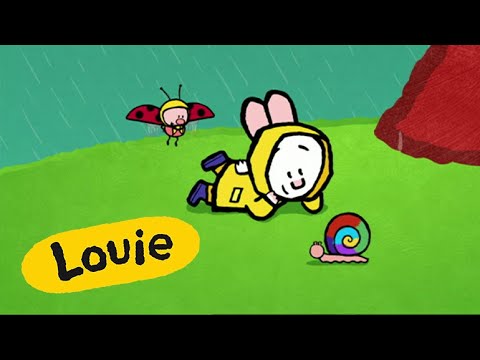 Louie – Nyuszi és a varázsecset | Louie, rajzolj nekünk csigát! (2. epizód)