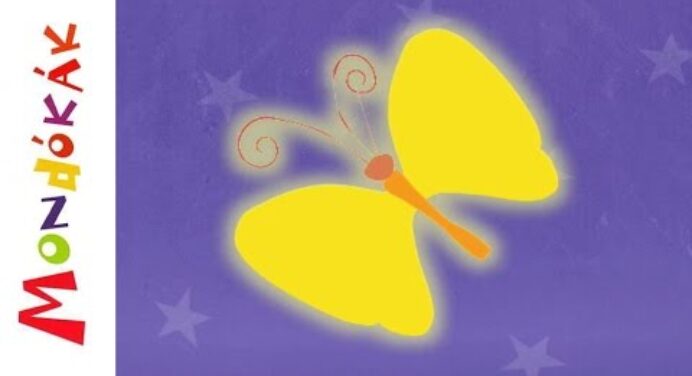 Aranyszárnyú pillangó (Gyerekdalok és mondókák, rajzfilm gyerekeknek)