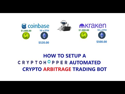 How to Setup A CryptoHopper Automated Arbitrage CryptoTrading Bot to Trade Bitcoin, Ethereum Tokens