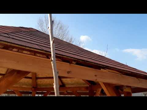 Tető zsindelyezés házilag  – zsindely felrakása osb lemezre