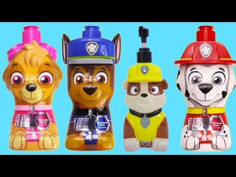 Paw Patrol Bath Paint Colors with Squirting Paddlin’ Pups Pretend Play!