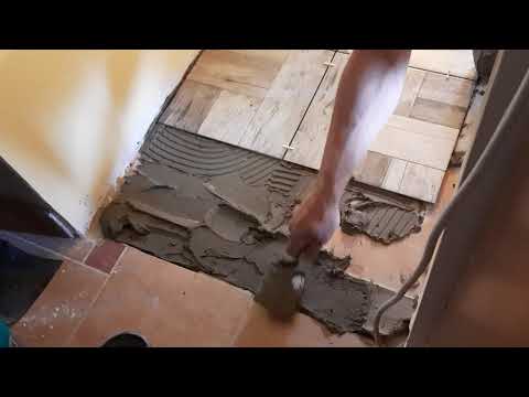 Csempe lerakás házilag – padló burkolás – járólap lerakás csemperagasztó – val