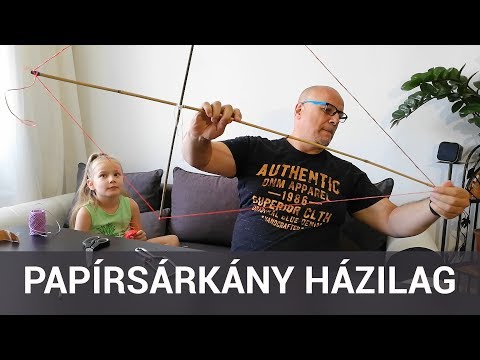 Papírsárkány készítése házilag – Csináld magad DYI