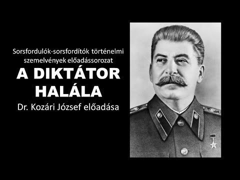 A diktátor halála – Dr. Kozári József előadása