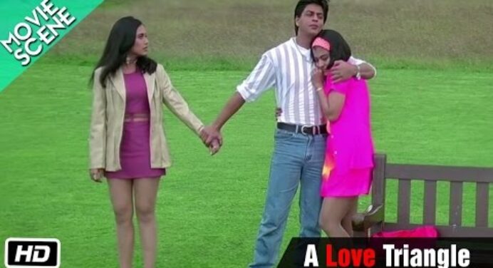 A Love Triangle - Movie Scene - Kuch Kuch Hota Hai - Shahrukh Khan, Kajol, Rani Mukerji