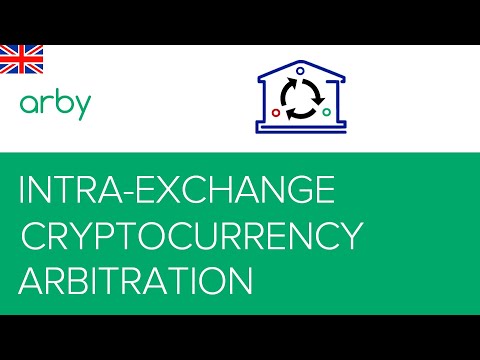 Intra-exchange arbitrage of cryptocurrencies using the Arby.Trade service