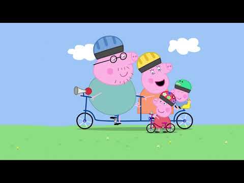 Peppa Malac | A biciklitúra | Rajzfilmek