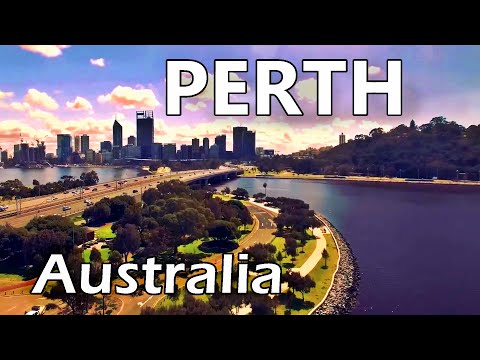 Perth city, Western Australia – skyline and tourist attractions