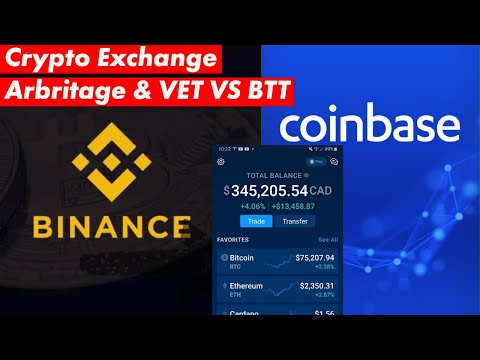 Cryptocurrency Exchange Comparison & Arbitrage, BTT VS VET