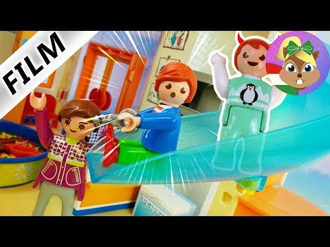 Playmobil Film Magyar / Új csúzda az oviban / Ovis gyerekek és Julian / Gyereksorozat / Vogel