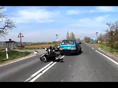 Videón egy hazai, sokkoló baleset | Motorcycle crash in Hungary