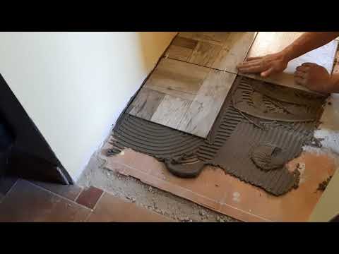Csempe lerakás házilag – padló burkolás – járólap lerakás csemperagasztó – val
