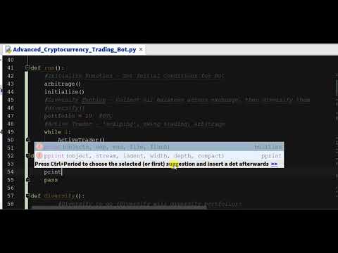 Create Arbitrage Python Function – Arbitrage Cryptocurrency Bot in Python  – How To Code  – Ch 5.16