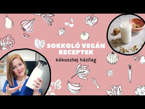 Kókusztej egyszerűen (tejfőzőgép nélkül) házilag | Sokkoló receptek | vegamama