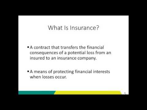 Risk Management Insurance Fundamentals: Part I