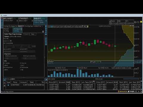 Crypto Trading Bot – live trading in Binance – BTC – BNB