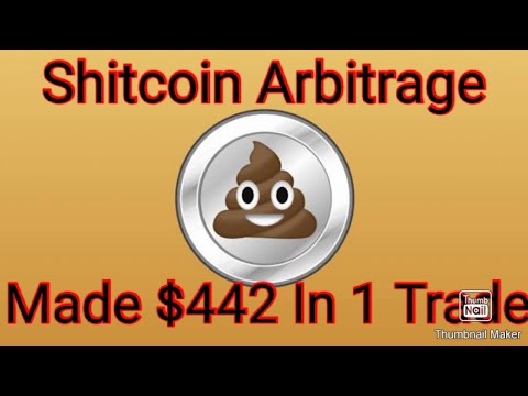 How to trade crypto arbitrage with shitcoins,Made 442$ one trades on Dex