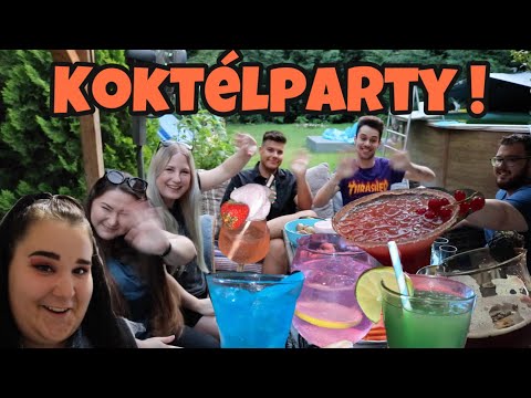 Rendeztem egy KOKTÉLPARTYT | Magyar Barbara