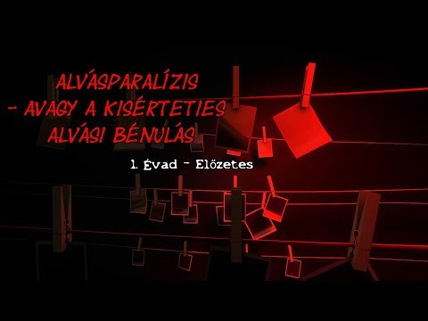 Alvásparalízis – 1. Évad – Teaser