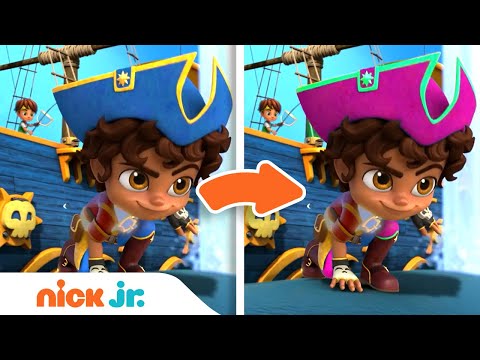 Spot the Difference Game #4 w/ Santiago of the Seas! | Nick Jr.