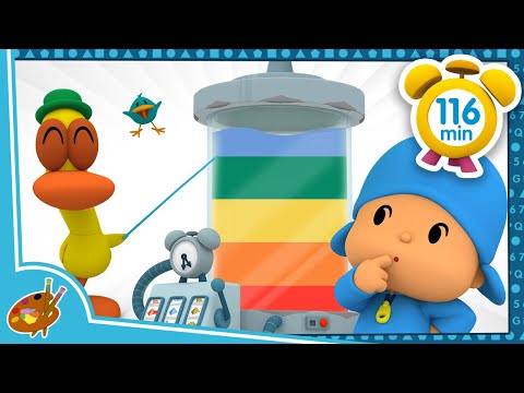 POCOYO MAGYARUL – 🎨TANULJUNK SZÍNEKET🤩 | [116 perc] Teljes Epizódok | Rajzfilm gyerekeknek