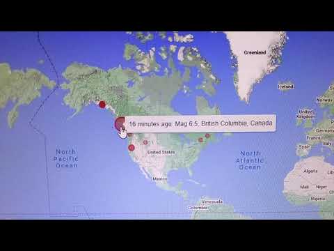 Earthquake  – 6.5 Canada.. 9/6/2021