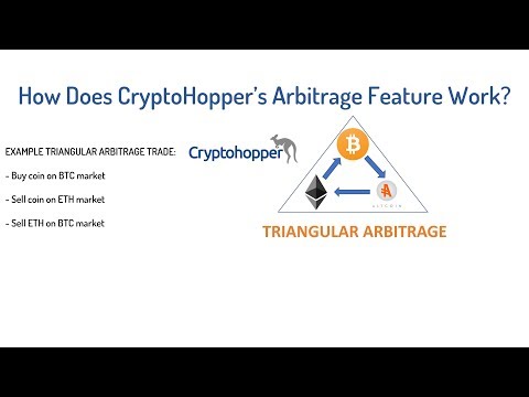 Trading Cryptocurrencies via CryptoHoppers Triangular Arbitrage Feature