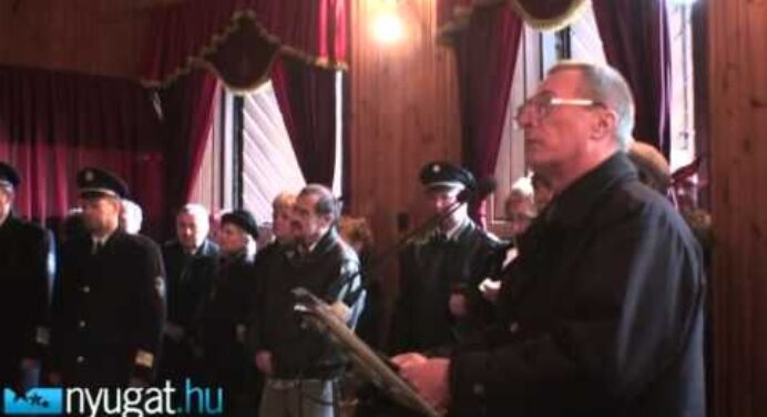 Tóth Tibor (Csupati) ny. főhadnagy, Kántor gazdájának temetése Szombathelyen