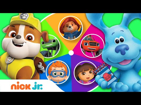 Guess the Missing Colors w/ PAW Patrol & Blue’s Clues! 🌈 Color Game Ep. 6 | Nick Jr.