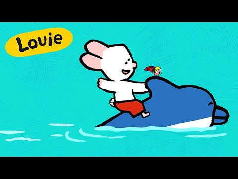 Louie – Nyuszi és a varázsecset | Louie, rajzolj nekem delfint! (8. epizód)